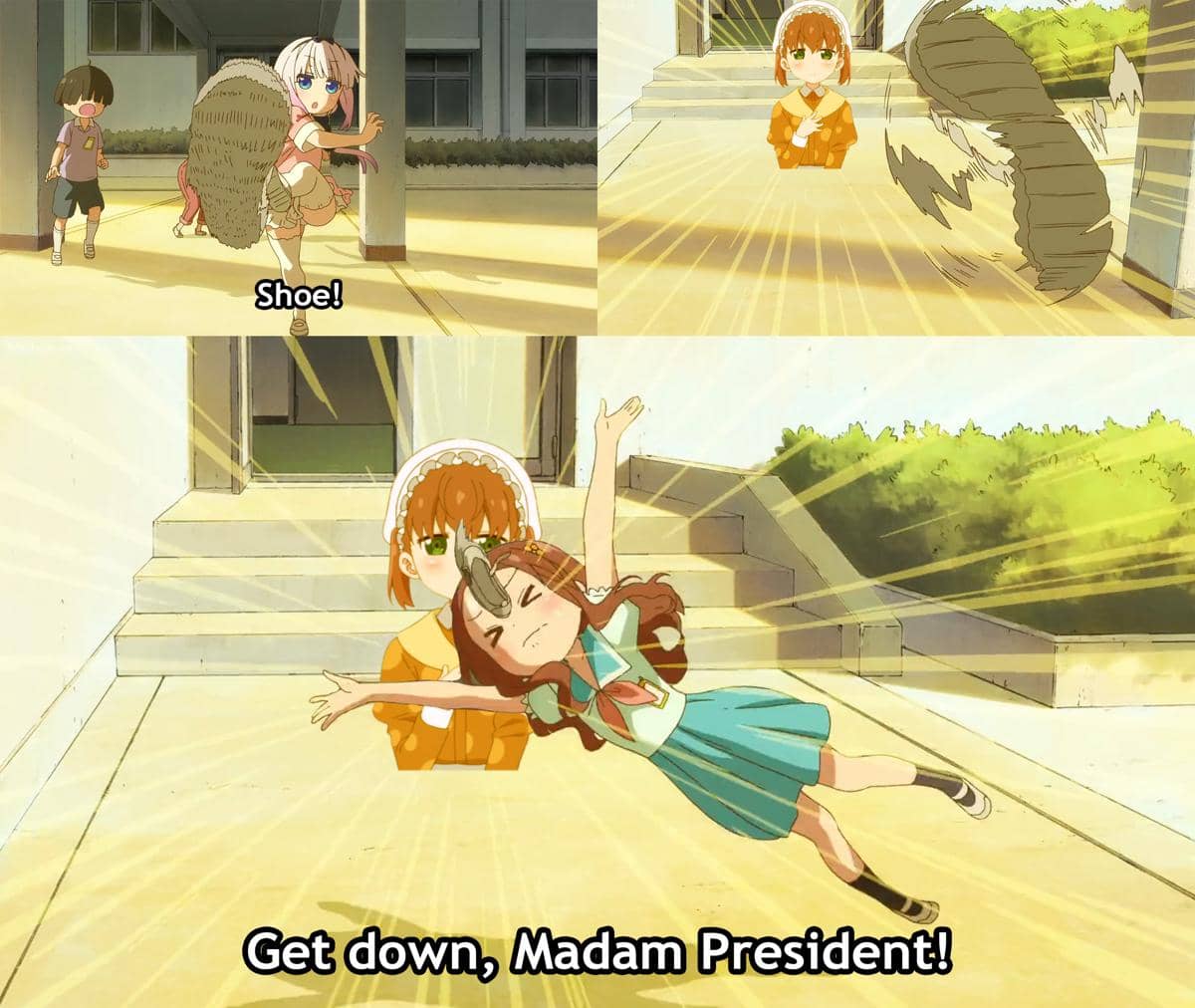 meme anime tentang sepatu