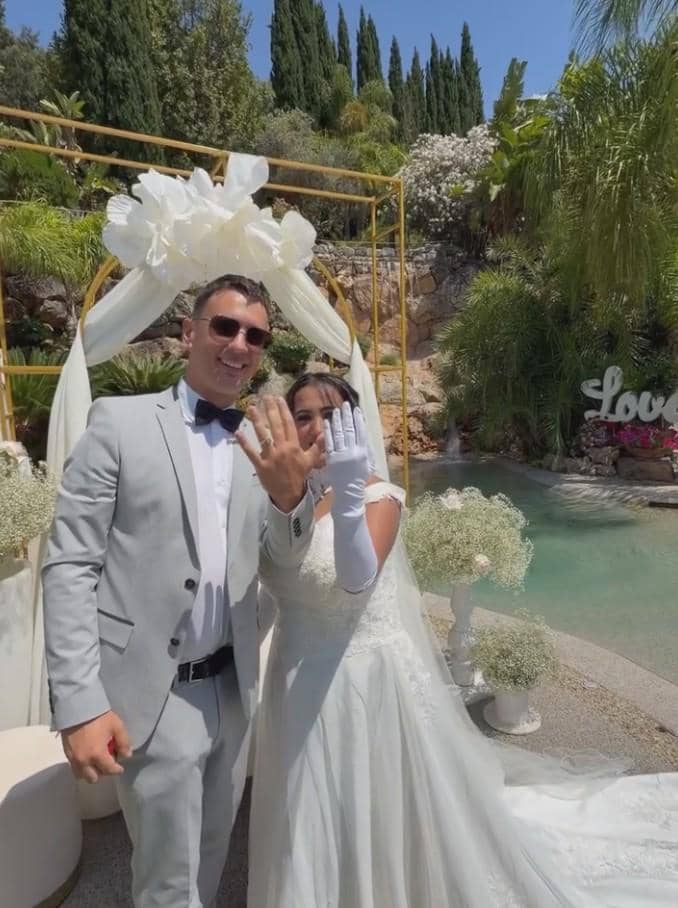 Pernikahan Lina Mukherjee dan Luca Spiteri di Italia (instagram.com/lilulinamukherjee)