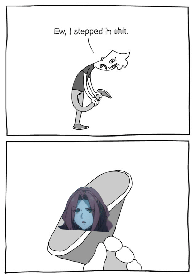 meme anime tentang sepatu