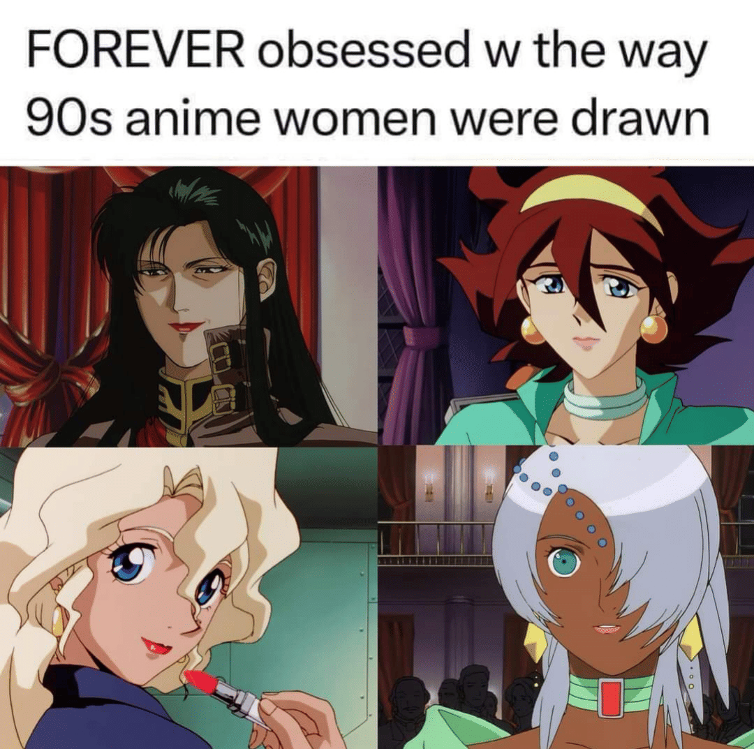 meme anime tentang tahun 90-an
