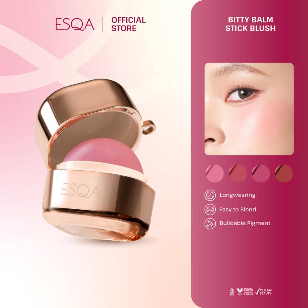 ESQA Bitty Balm Stick Blush: Desire