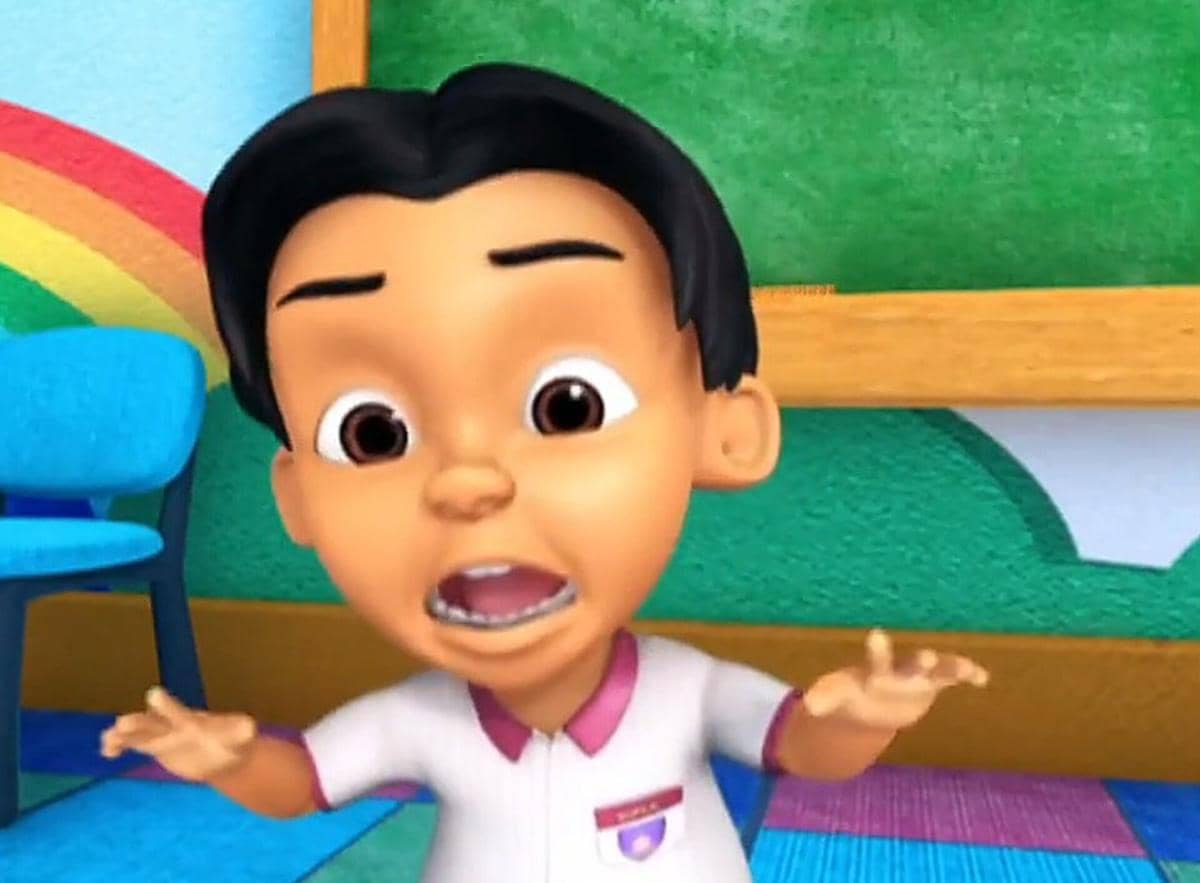 cuplikan Upin & Ipin episode Gelapnya