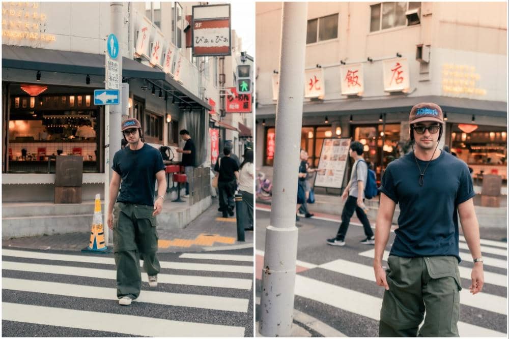 8 Potret Omar Daniel Jalan-jalan di Shimokitazawa, Enjoy!