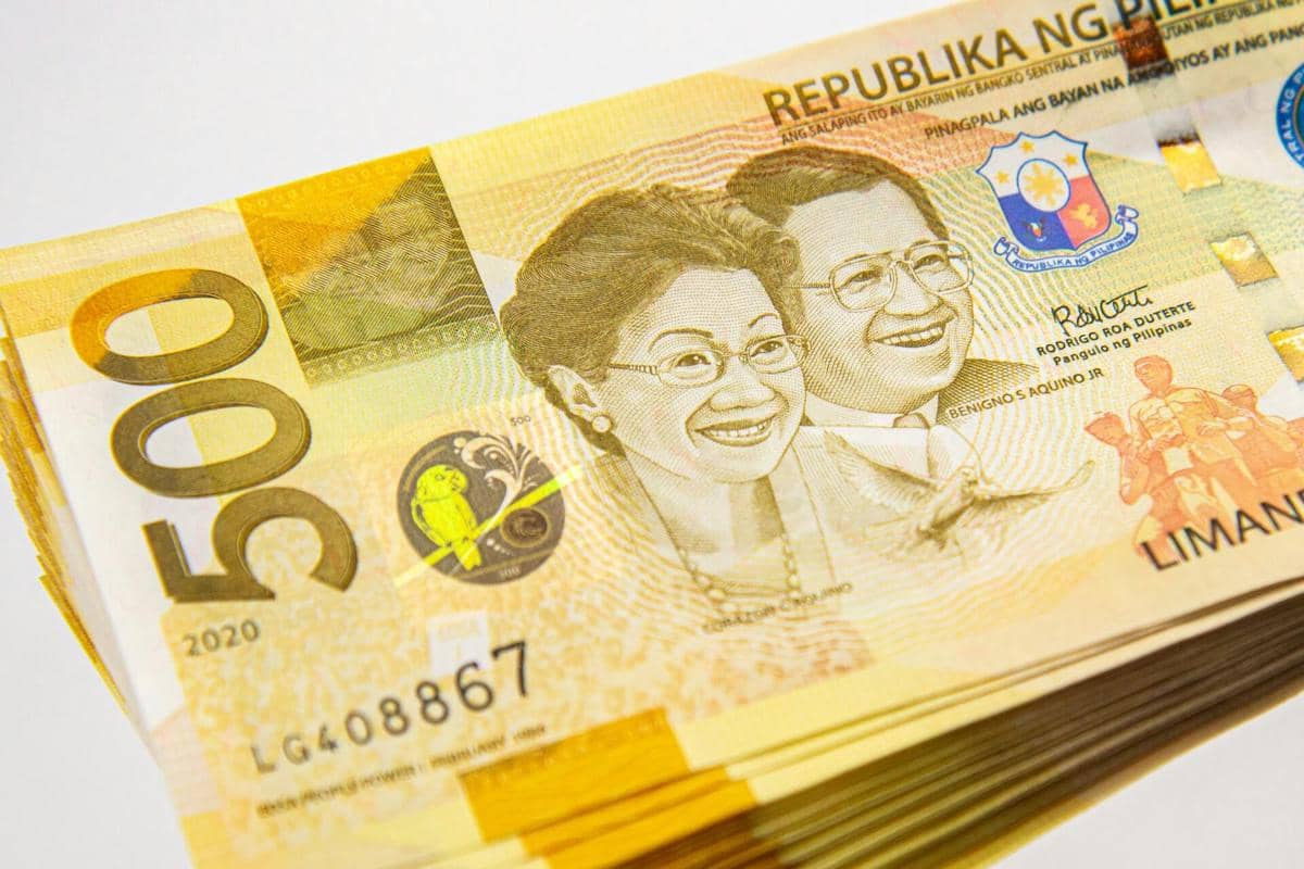 ilustrasi mata uang peso Filipina