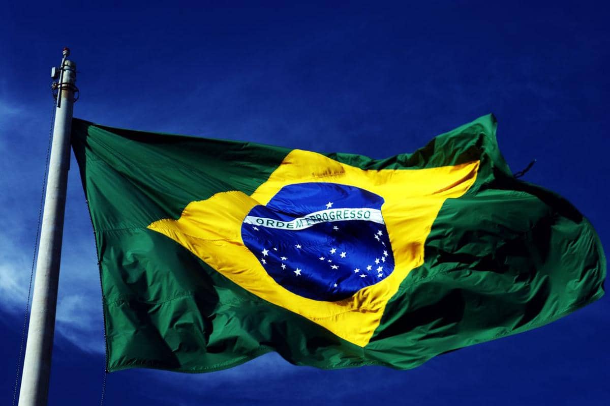 ilustrasi bendera Brasil