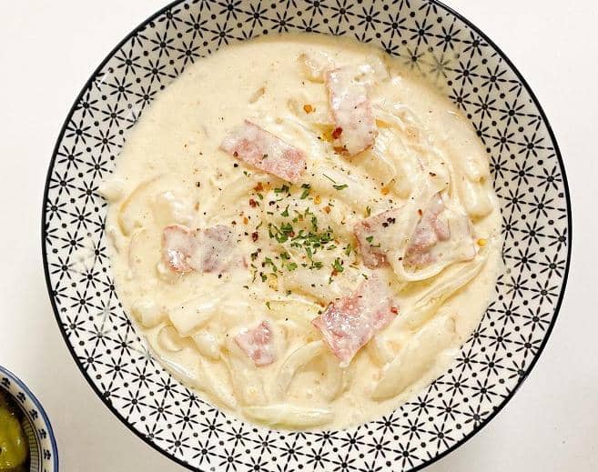 Resep Cream Tteokbokki, Camilan Nonton Bola Antimainstream