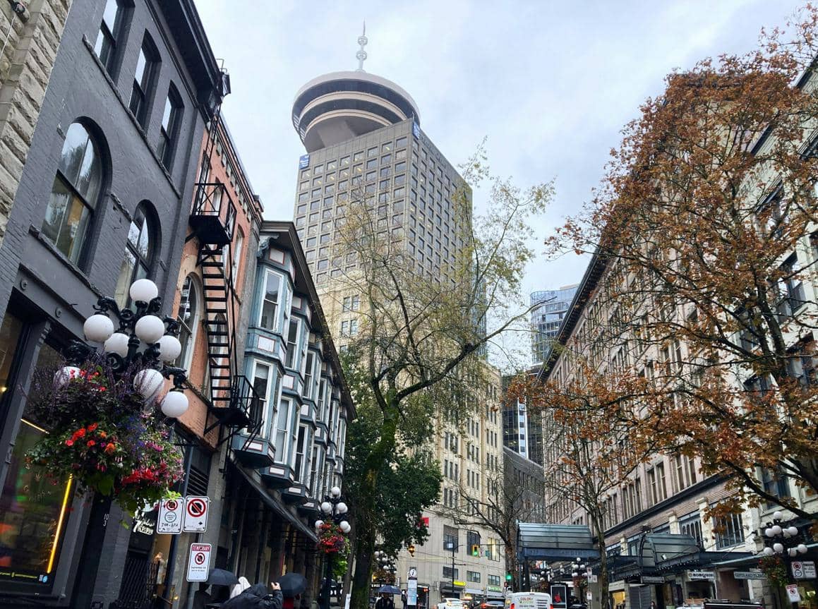 ilustrasi beberapa bangunan di Gastown 