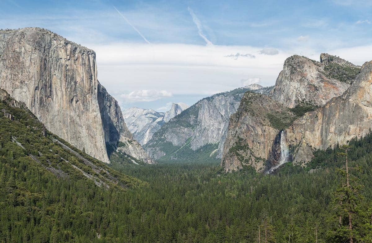 potret daya tarik National Park Yosemite