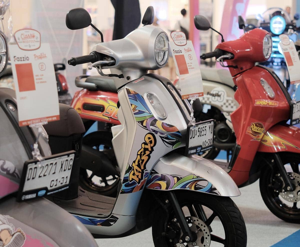 Karya Modifikasi Lokal Memukau di Yamaha Classy Modifest Makassar
