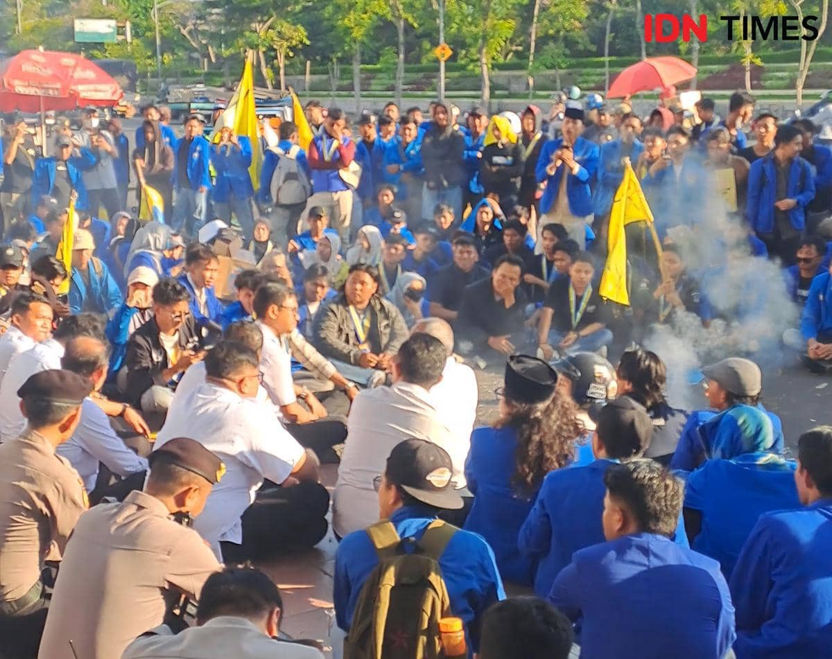 Aksi PMII Tolak MBG dan Galian C Berakhir, Ancam Gelar Aksi Lebih Besar