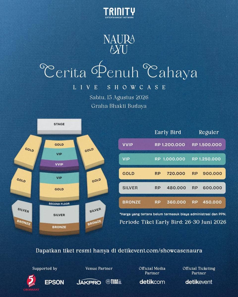 Live Showcase Naura Ayu bertajuk Cerita Penuh Cahaya