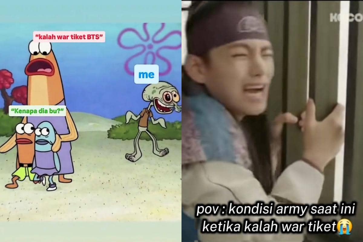 7 Meme Nyesek Kalah War Tiket Konser BTS di Jakarta