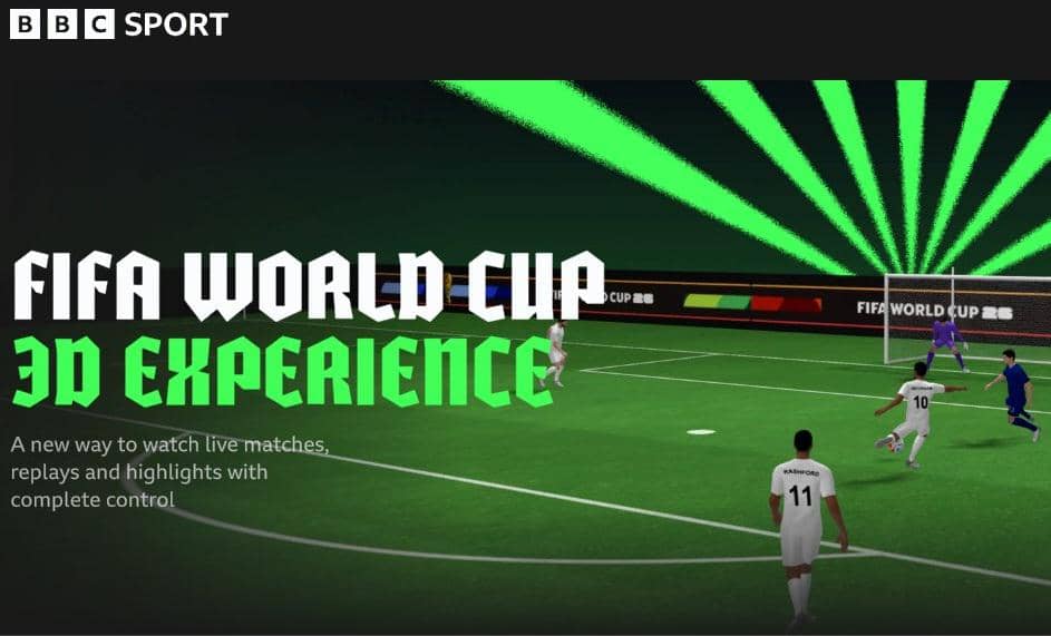 5 Fitur Unik BBC Sport 3D Bikin Nonton Piala Dunia Lebih Imersif