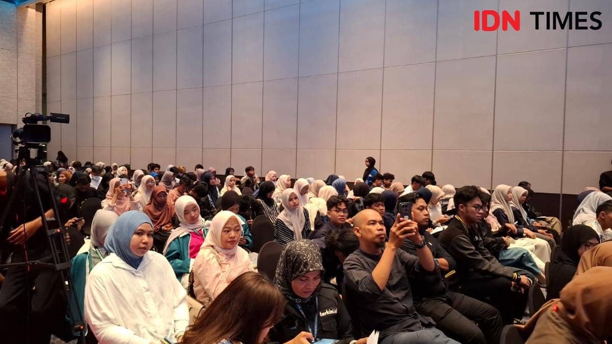 Astra menggelar Roadshow 17th SATU Indonesia Awards 2026 di Ballroom Sandeq Hotel Claro Makassar, Rabu (24/6/2026). IDN Times/Darsil Yahya