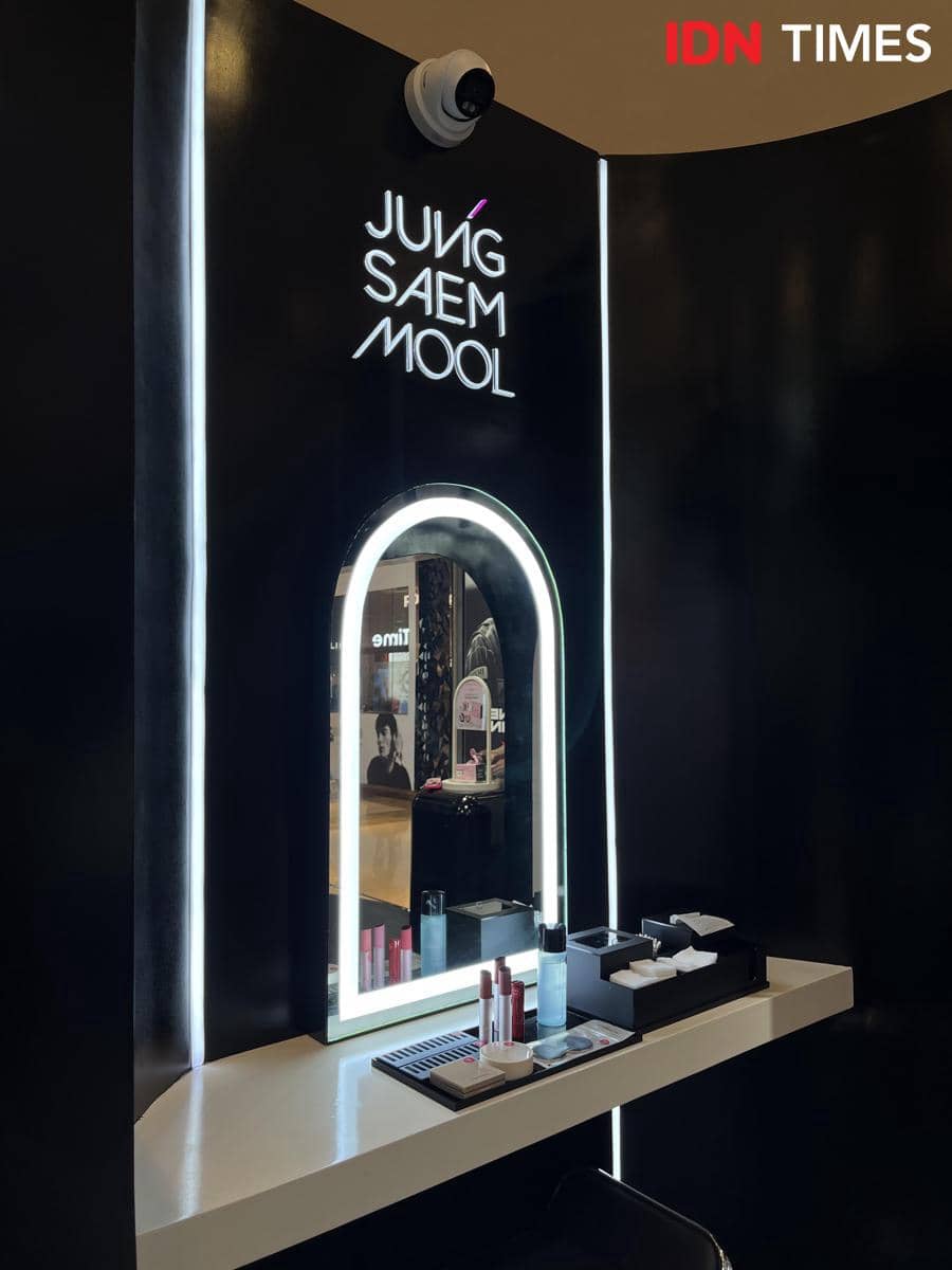 JUNGSAEMMOOL Beauty Pop-Up Booth di Central Park Mall pada 23 Juni-5 Juli 2026 (IDN Times/Nisa Zarawaki)