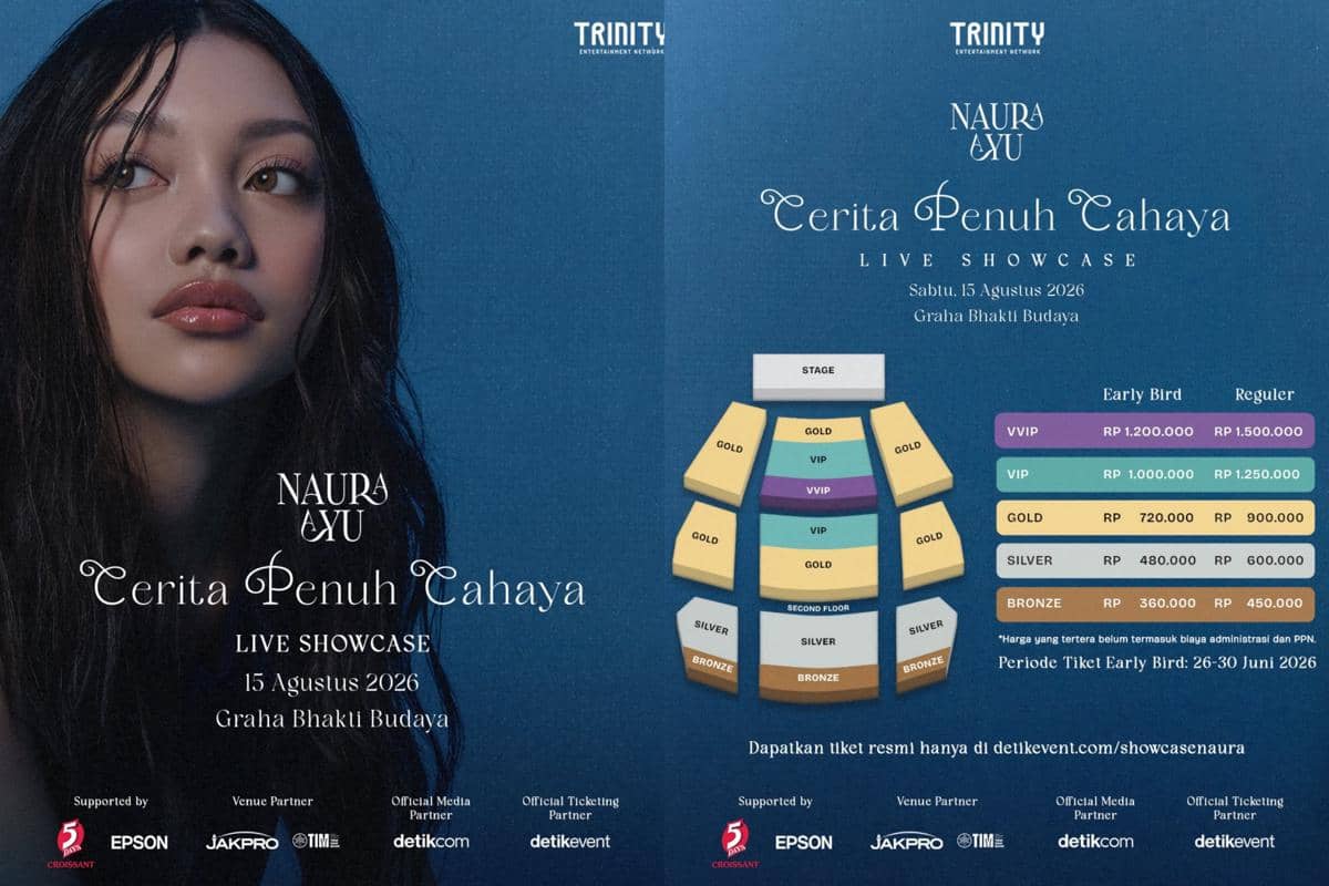 Harga Tiket Live Showcase Naura Ayu dan Cara Belinya, Mulai Rp360 Ribu