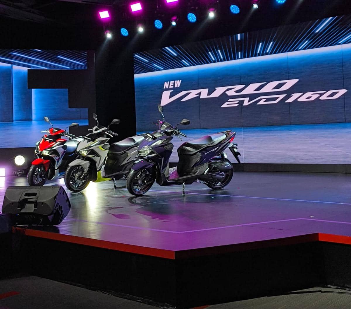 Honda Vario Evo 160 Meluncur, Mesin Lebih Bertenaga
