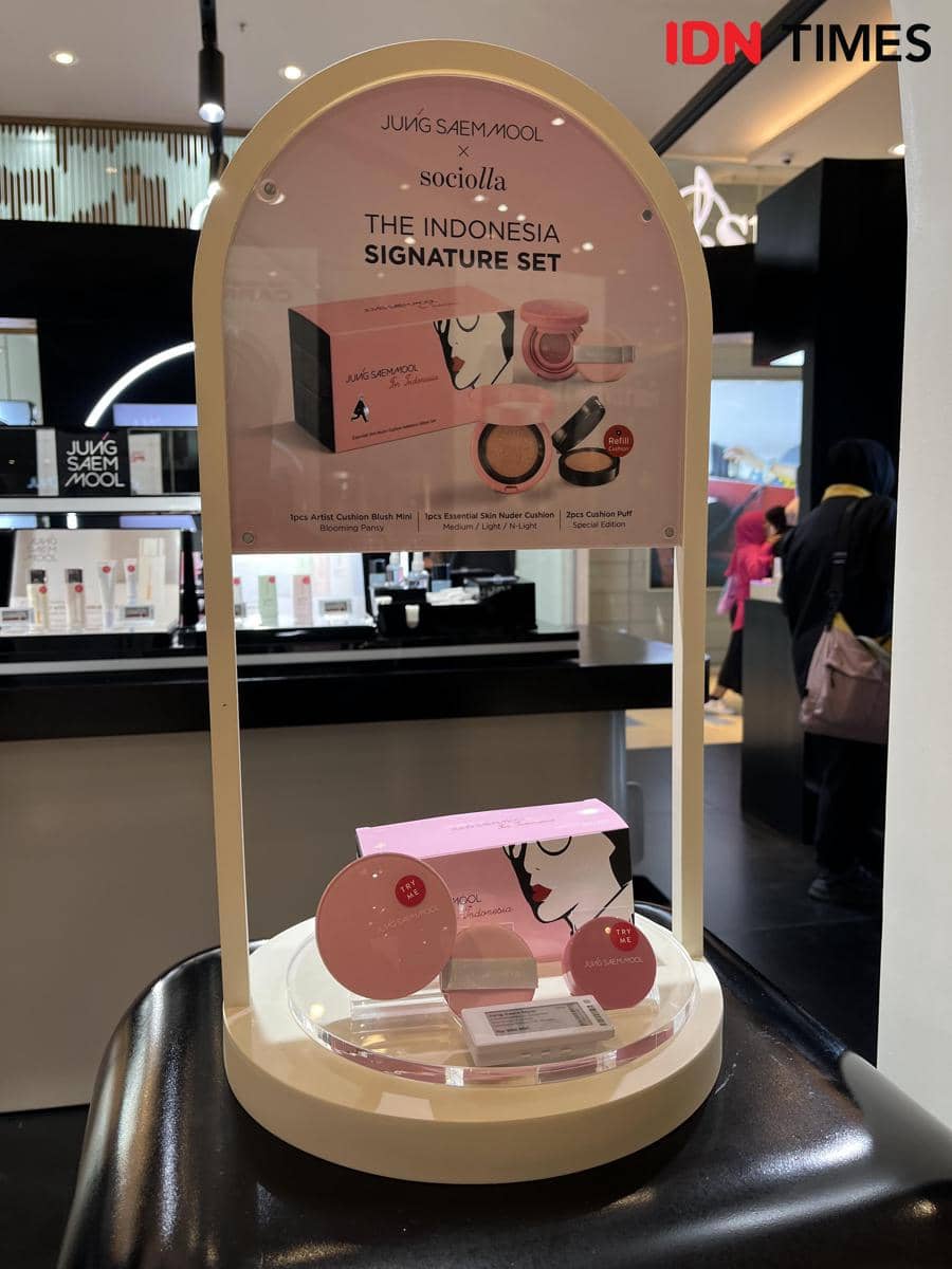 JUNGSAEMMOOL Beauty Pop-Up Booth di Central Park Mall pada 23 Juni-5 Juli 2026 (IDN Times/Nisa Zarawaki)