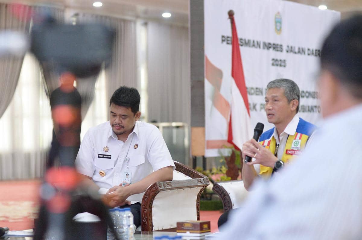 Bobby Nasution Hadiri Peresmian Jalan Inpres dan Empat Ruas Jalan Sumut