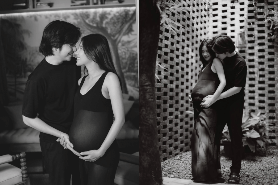 Gaya Terbaru Shenina Cinamon dan Angga Yunanda saat Maternity Shoot