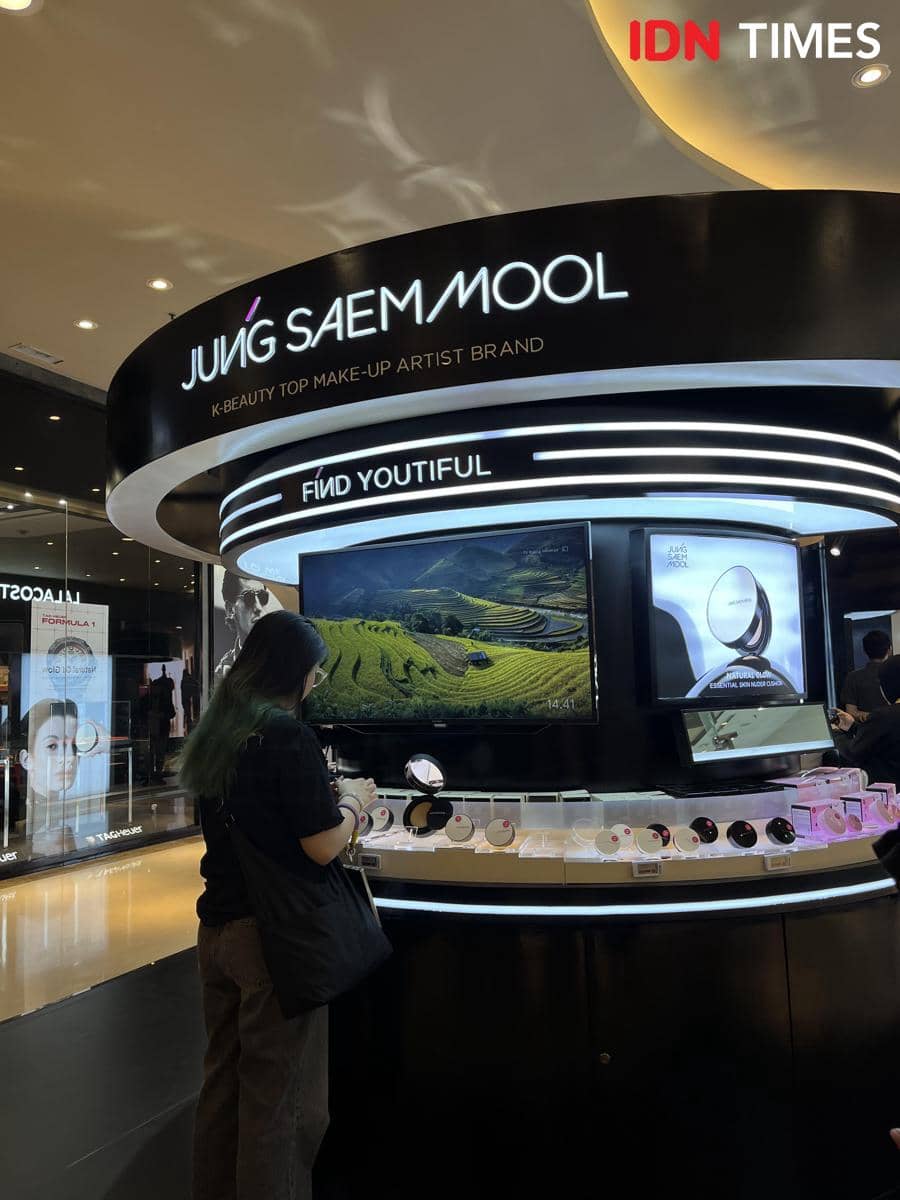 JUNGSAEMMOOL Beauty Pop-Up Booth di Central Park Mall pada 23 Juni-5 Juli 2026 (IDN Times/Nisa Zarawaki)