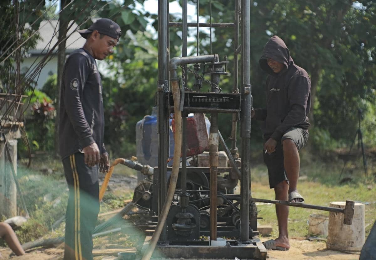 AdaKami Bangun Akses Air Bersih dan Sanitasi Dusun Banjarsari Lamsel