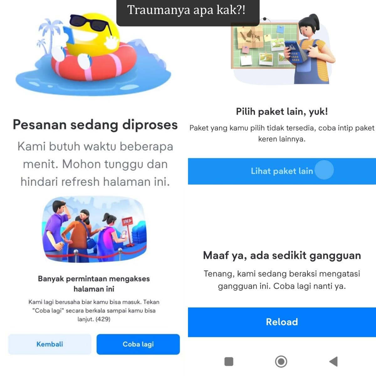 Meme nyesek kalah war tiket konser BTS di Jakarta