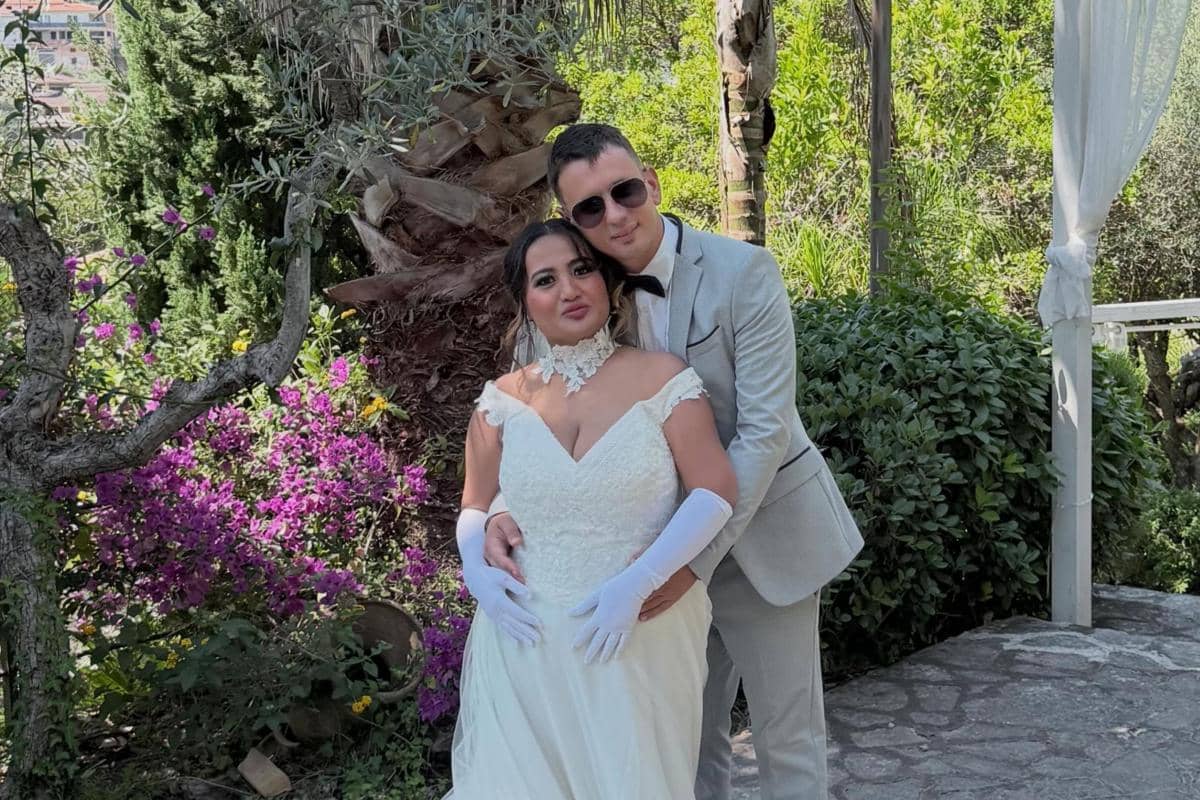7 Potret Pernikahan Lina Mukherjee dan Luca Spiteri di Italia