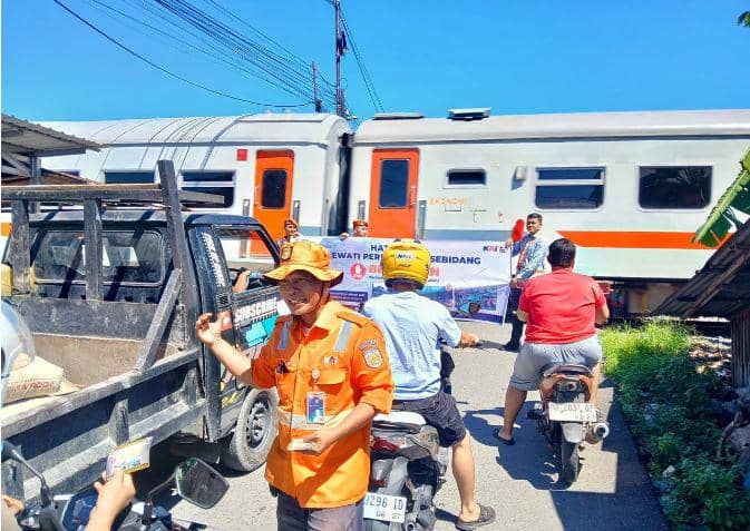 Libur Sekolah, KAI Sumbar Antisipasi Kecelakaan di Perlintasan Sebidang