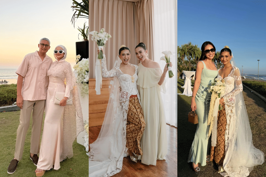 7 Gaya Tamu di Pernikahan Fitrie Rachmadhina, Para Bridesmaid Memesona