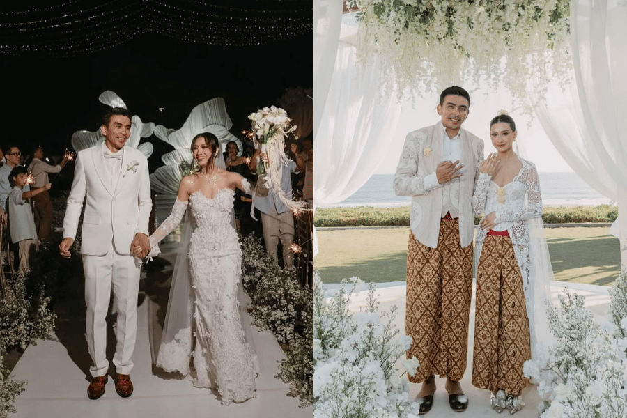 Gaya Fitrie Rachmadhina di Akad hingga Resepsi Pernikahan, Glam Look!