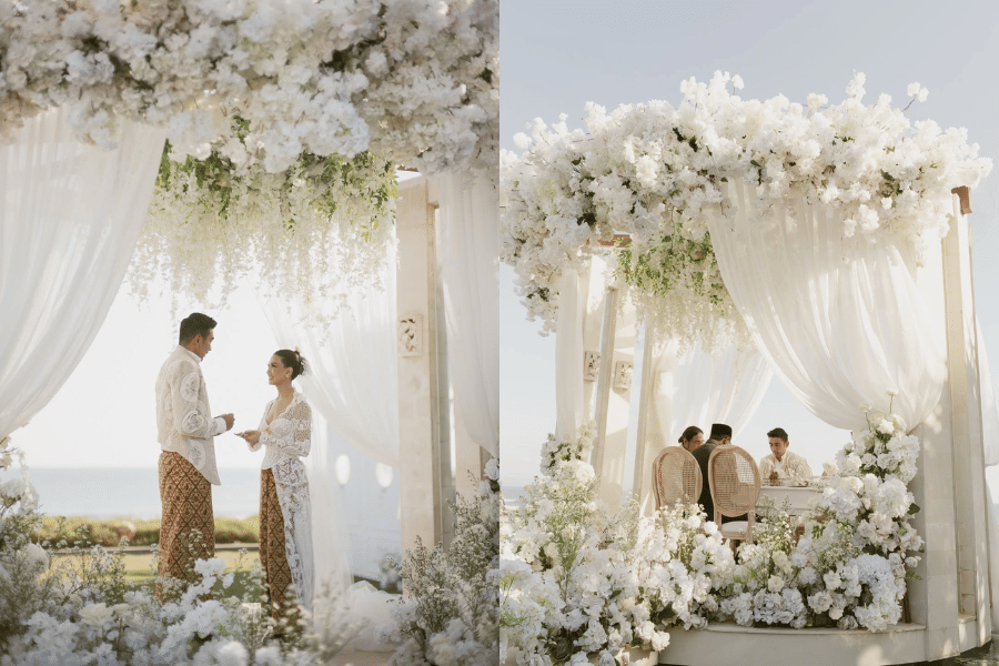 7 Dekorasi Pernikahan Fitrie Rachmadina di Bali, Wedding Dream!
