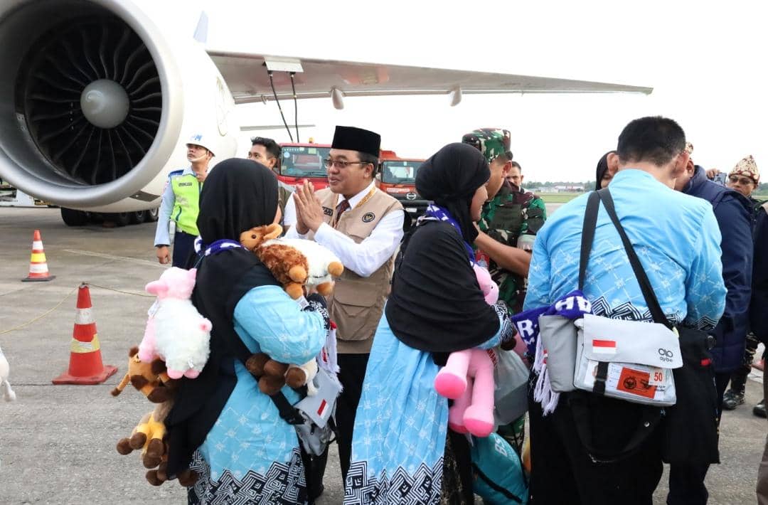 Kloter Terakhir Debarkasi Palembang Tiba, 9 Jemaah Haji Meninggal 