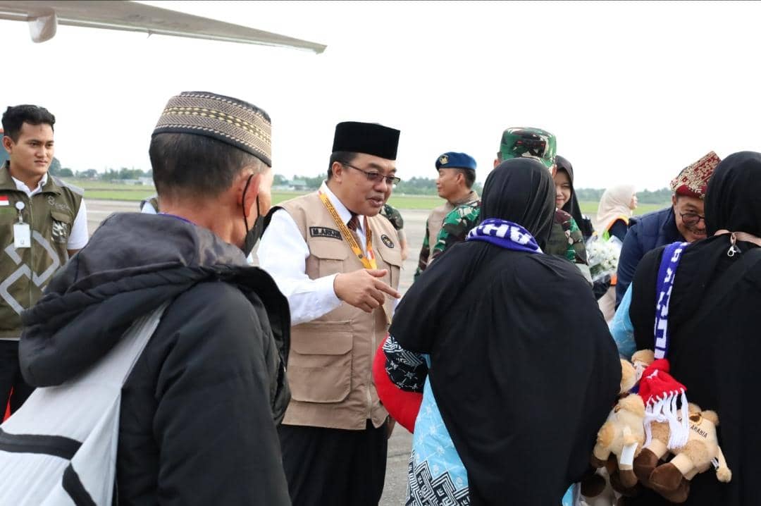 Jemaah haji debarkasi Palembang 