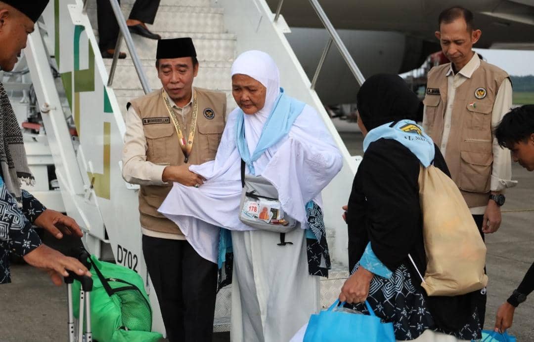 Jemaah haji debarkasi Palembang 