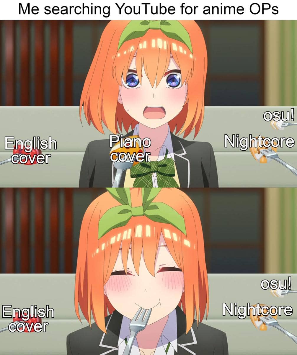 meme lagu anime