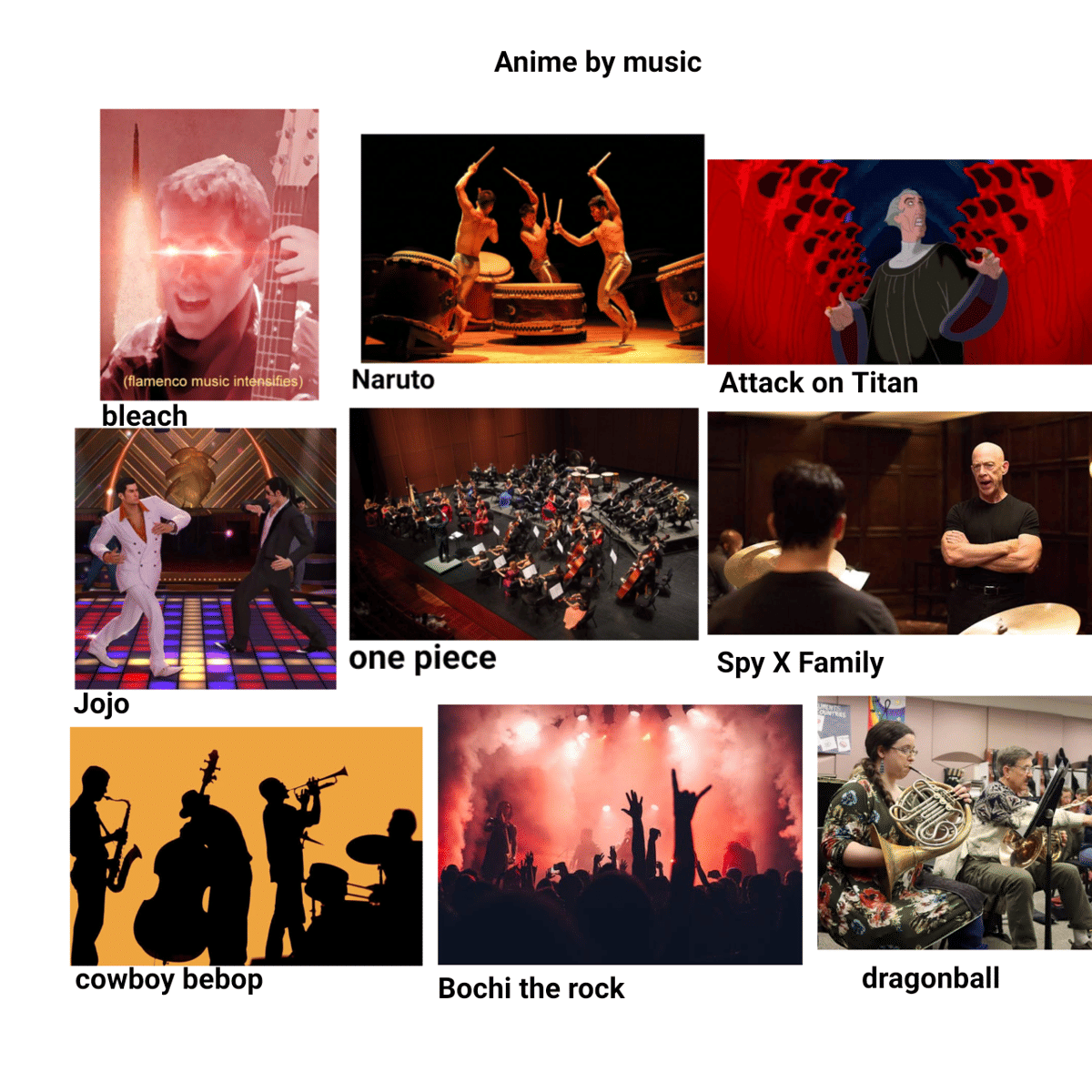 meme lagu anime