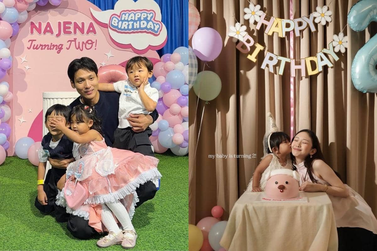 7 Potret Ulang Tahun Ke-2  Na Jena, Daehoon dan Jule Rayakan Terpisah