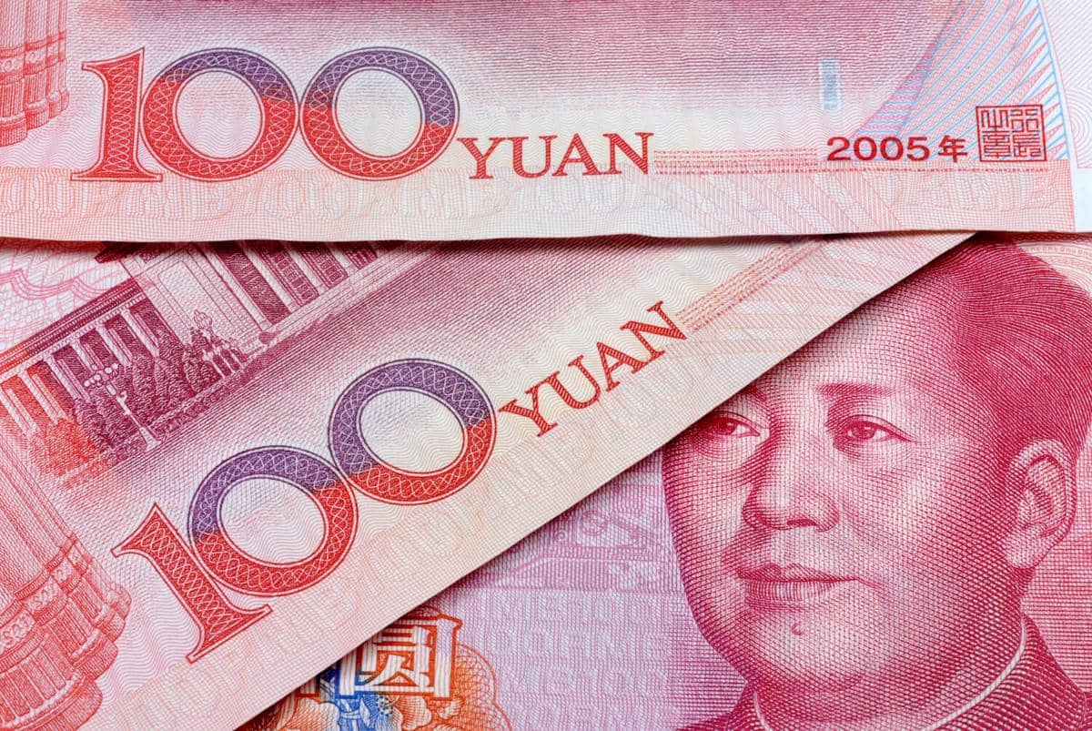 ilustrasi mata uang yuan China