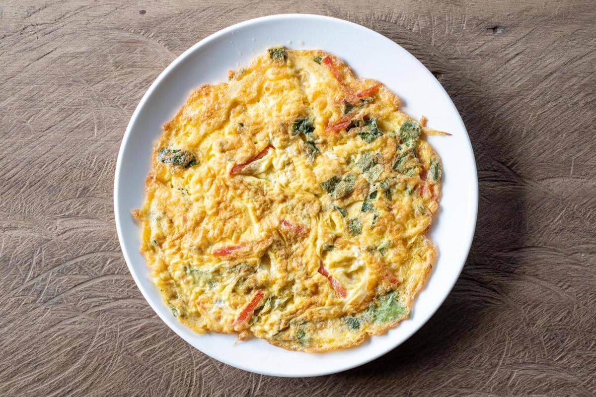 Potret telur dadar