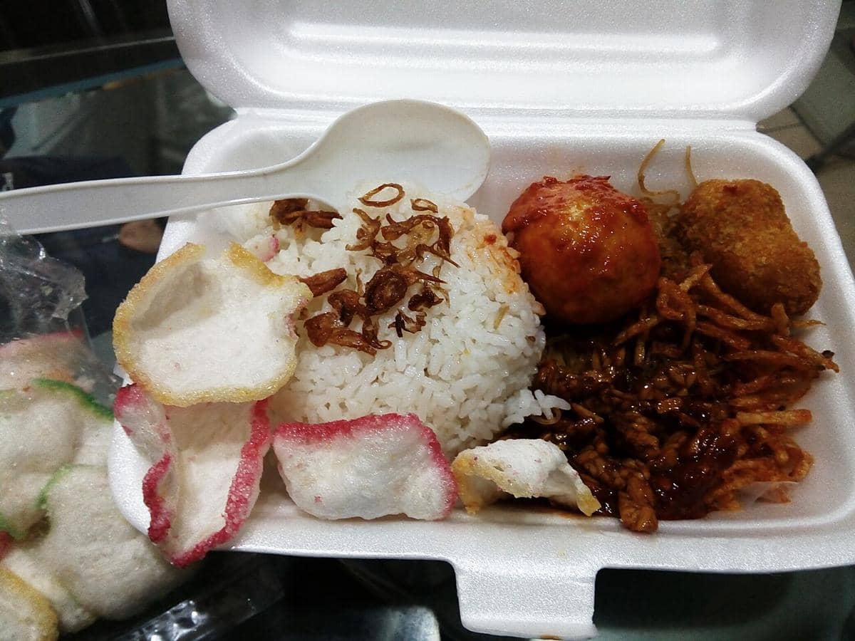 ilustrasi nasi uduk
