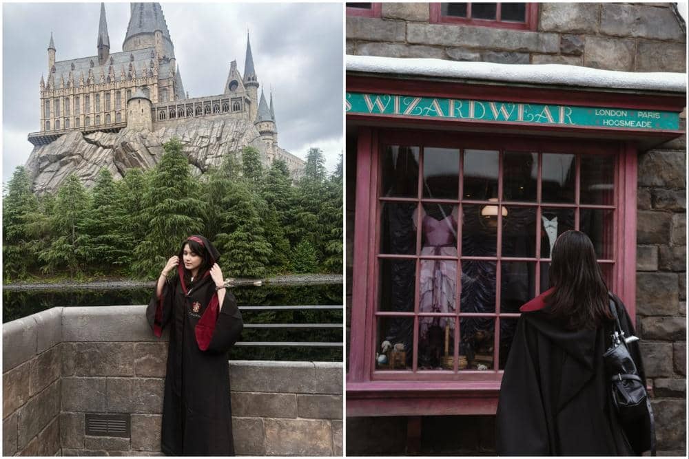 10 Potret Callista Arum Berjubah Penyihir di Universal Studio Jepang