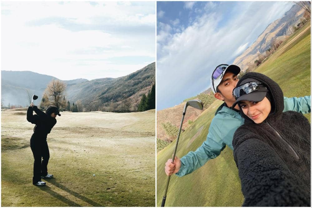 9 Potret Ayudia Bing Slamet Main Golf di New Zealand, Refreshing!