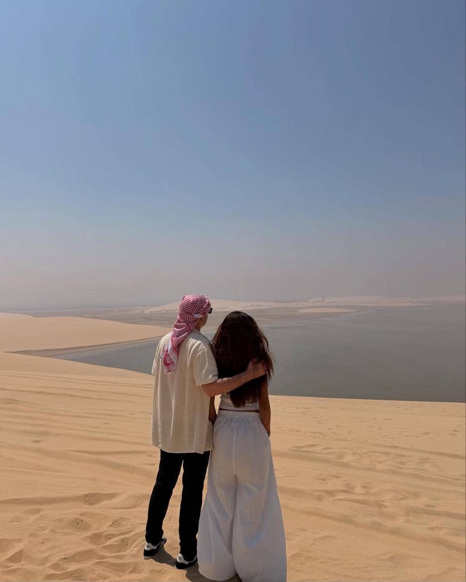 Novia Bachmid pertama kali liburan di Qatar