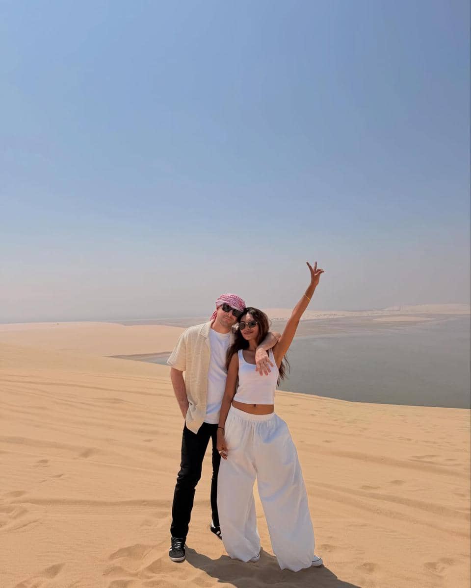 Novia Bachmid pertama kali liburan di Qatar