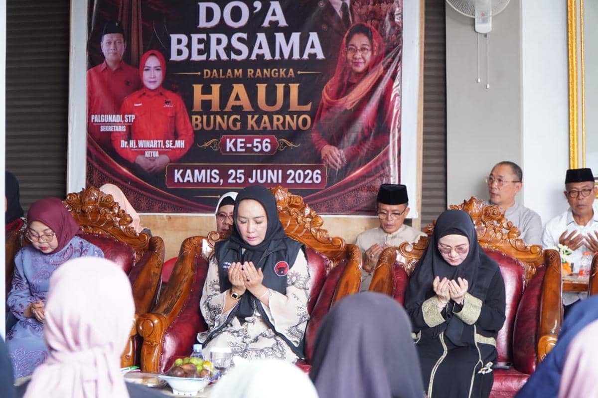 Haul Bung Karno, PDIP Lampung Ajak Kaum Muda Taati Semangat Perjuangan