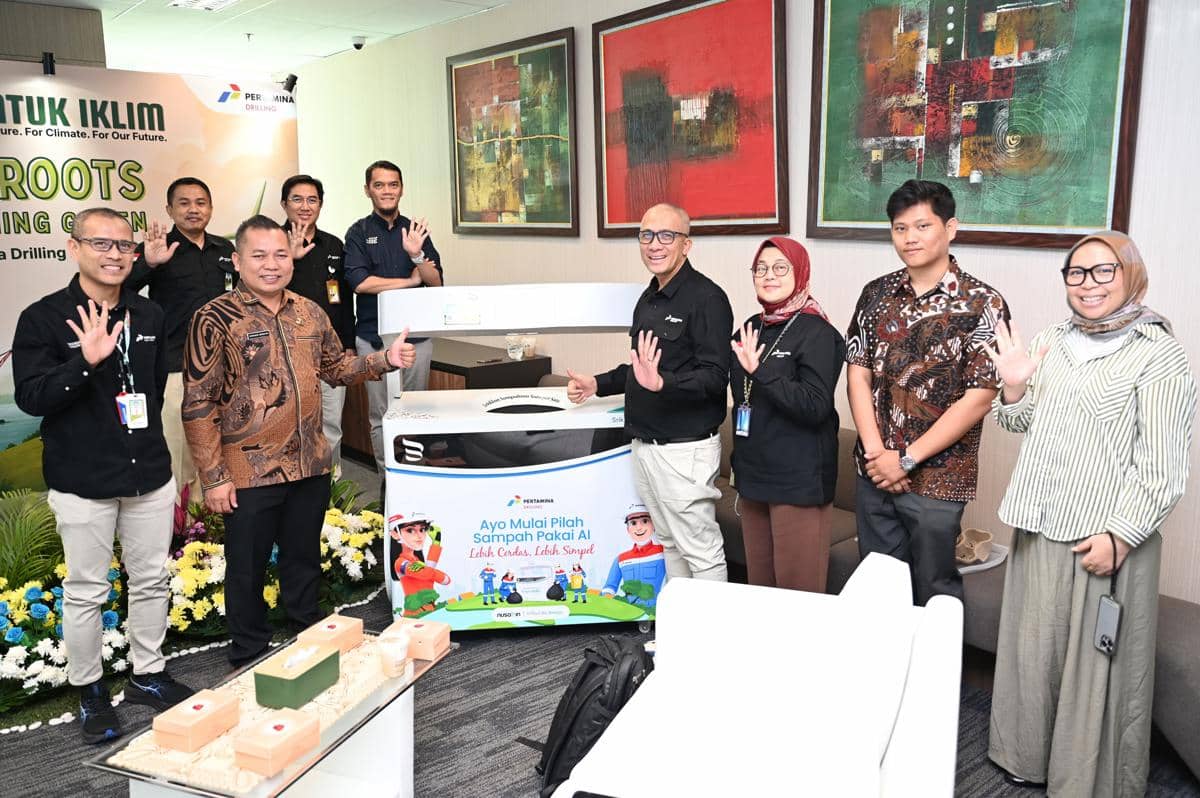 Pertamina Drilling Hadirkan SRIKANDI, Tempat Sampah Pintar Berbasis AI