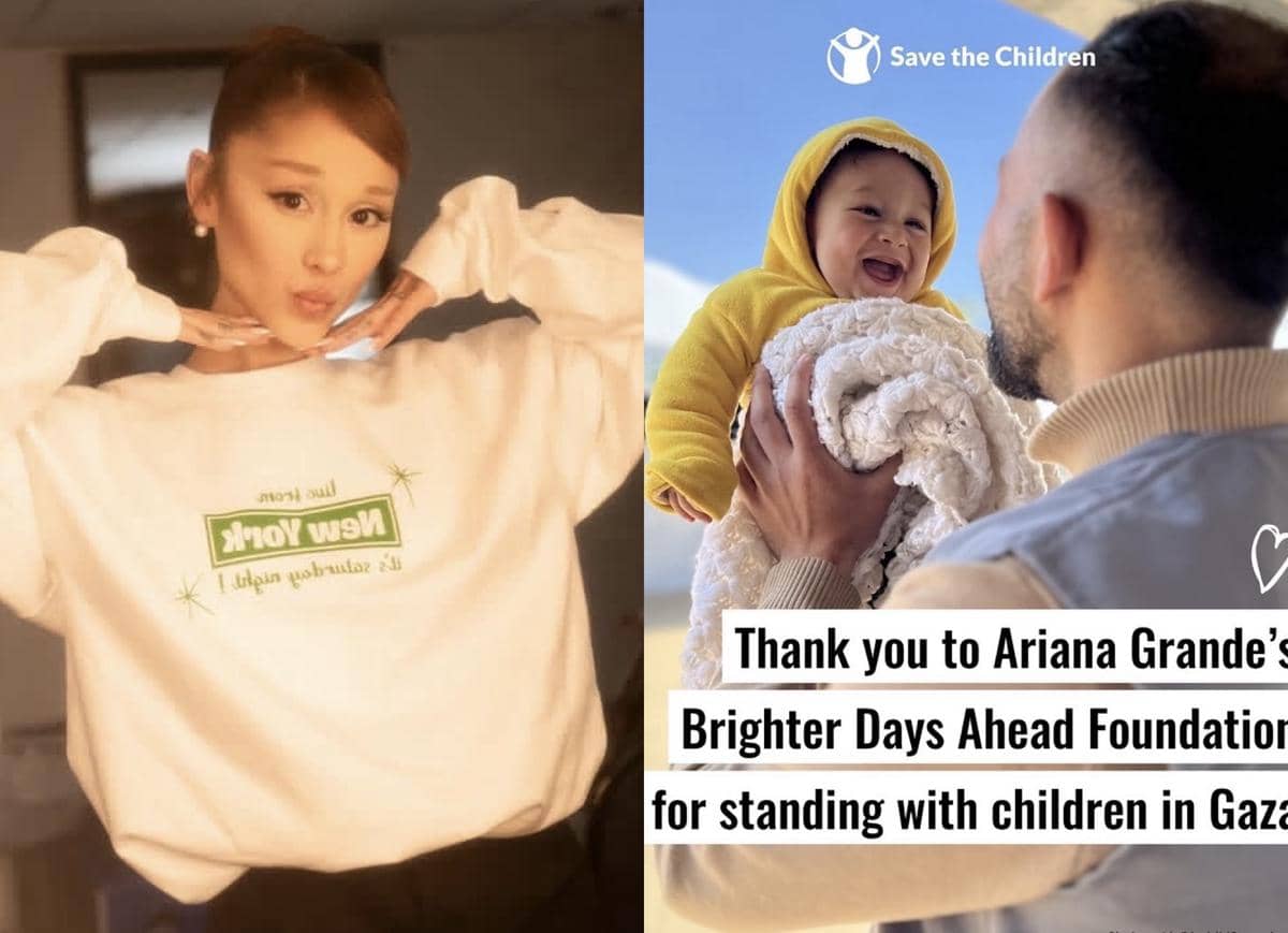 Ariana Grande Donasi untuk Anak-anak di Gaza Lewat Yayasan Barunya