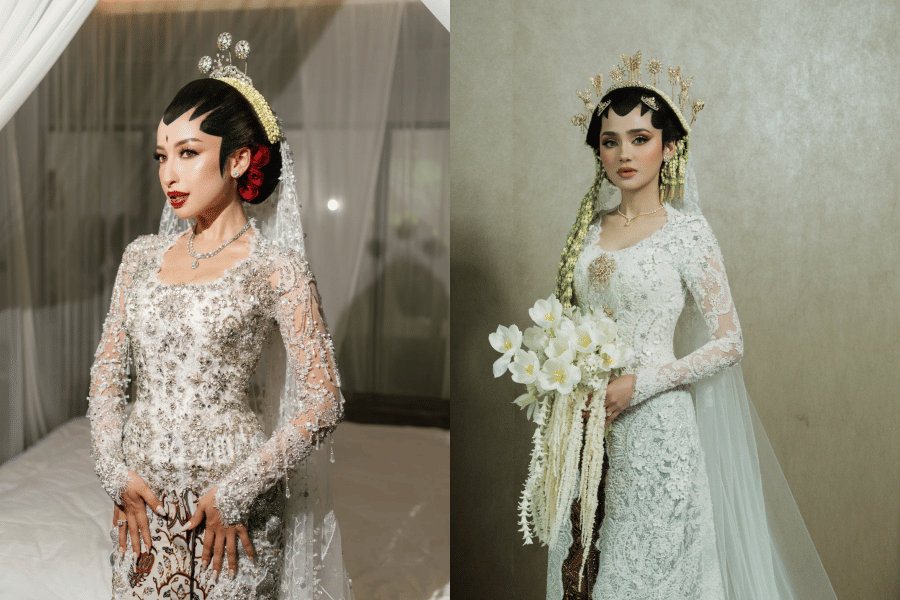 Gaya Akad Nikah Jennifer Coppen vs. Syifa Hadju, Adat Jawa nan Megah!