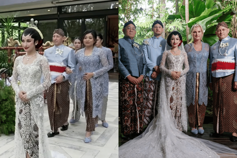  Gaya Ibu Sambung Vs. Ibu Mertua Jennifer Coppen di Pernikahannya